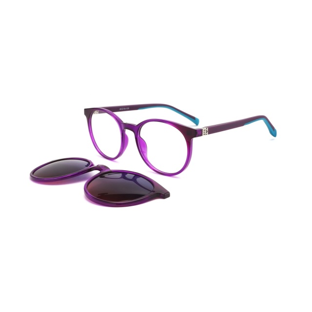 TR90 Double injection Polarized Kids Clip On Sunglasses