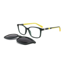 TR90 Double injection Polarized Kids Clip On Sunglasses