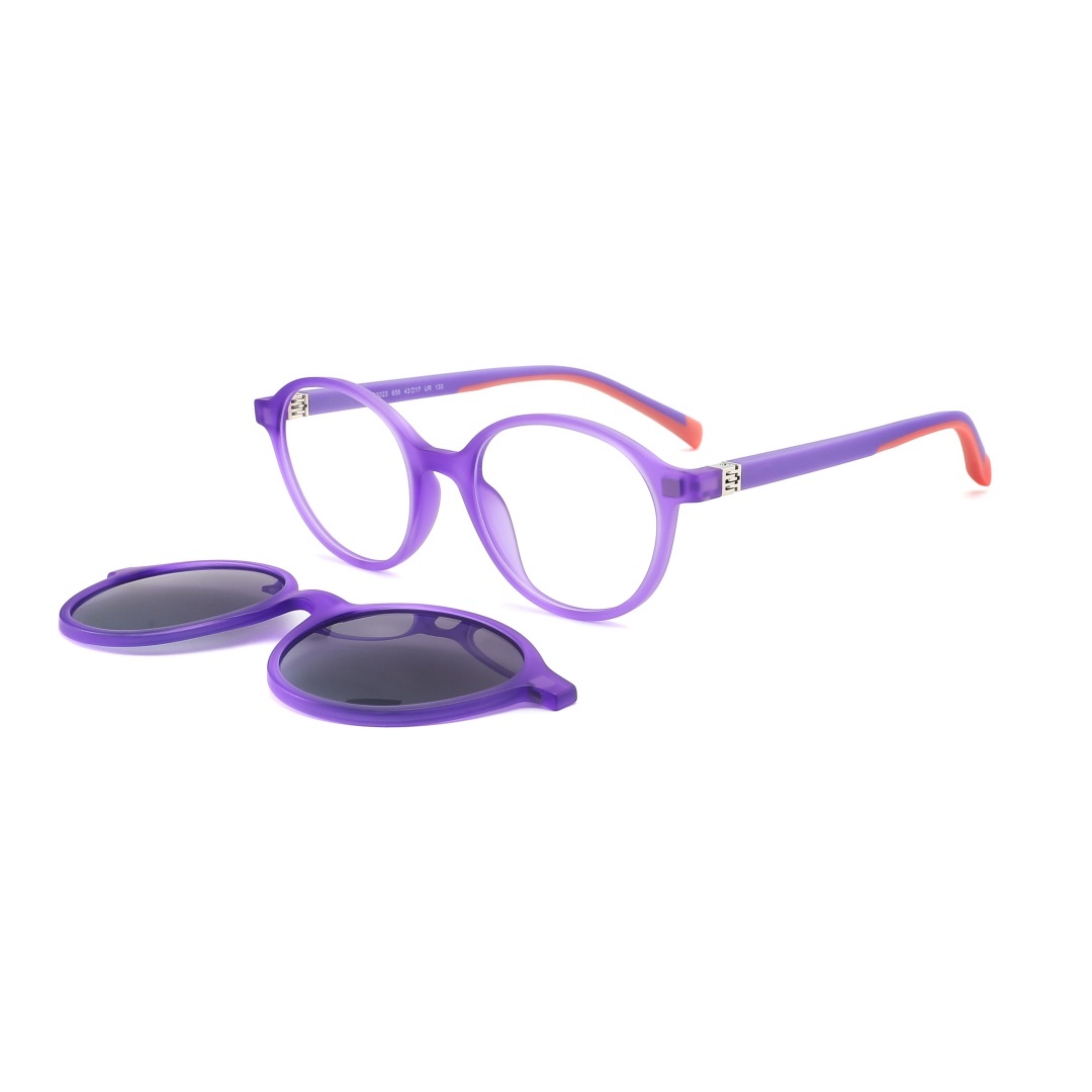 TR90 Double injection Polarized Kids Clip On Sunglasses