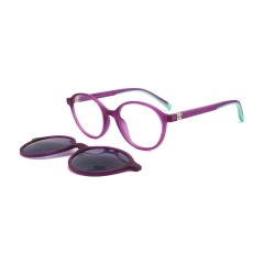 TR90 Double injection Polarized Kids Clip On Sunglasses