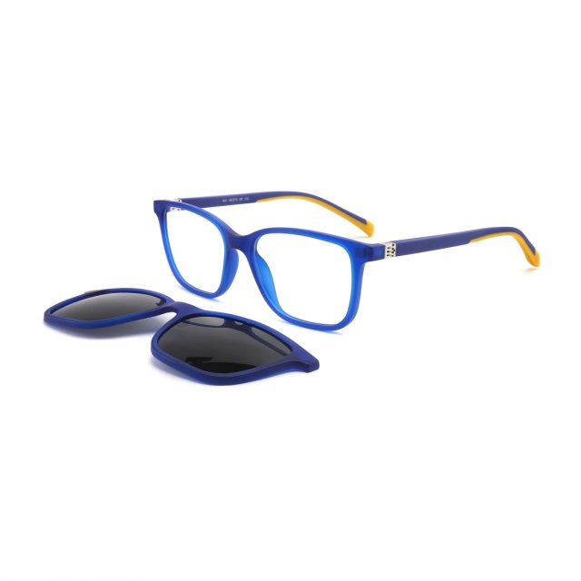 TR90 Double injection Polarized Kids Clip On Sunglasses