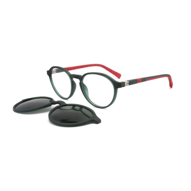 TR90 Double injection Polarized Kids Clip On Sunglasses