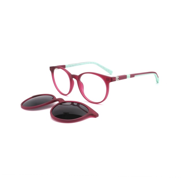 TR90 Double injection Polarized Kids Clip On Sunglasses