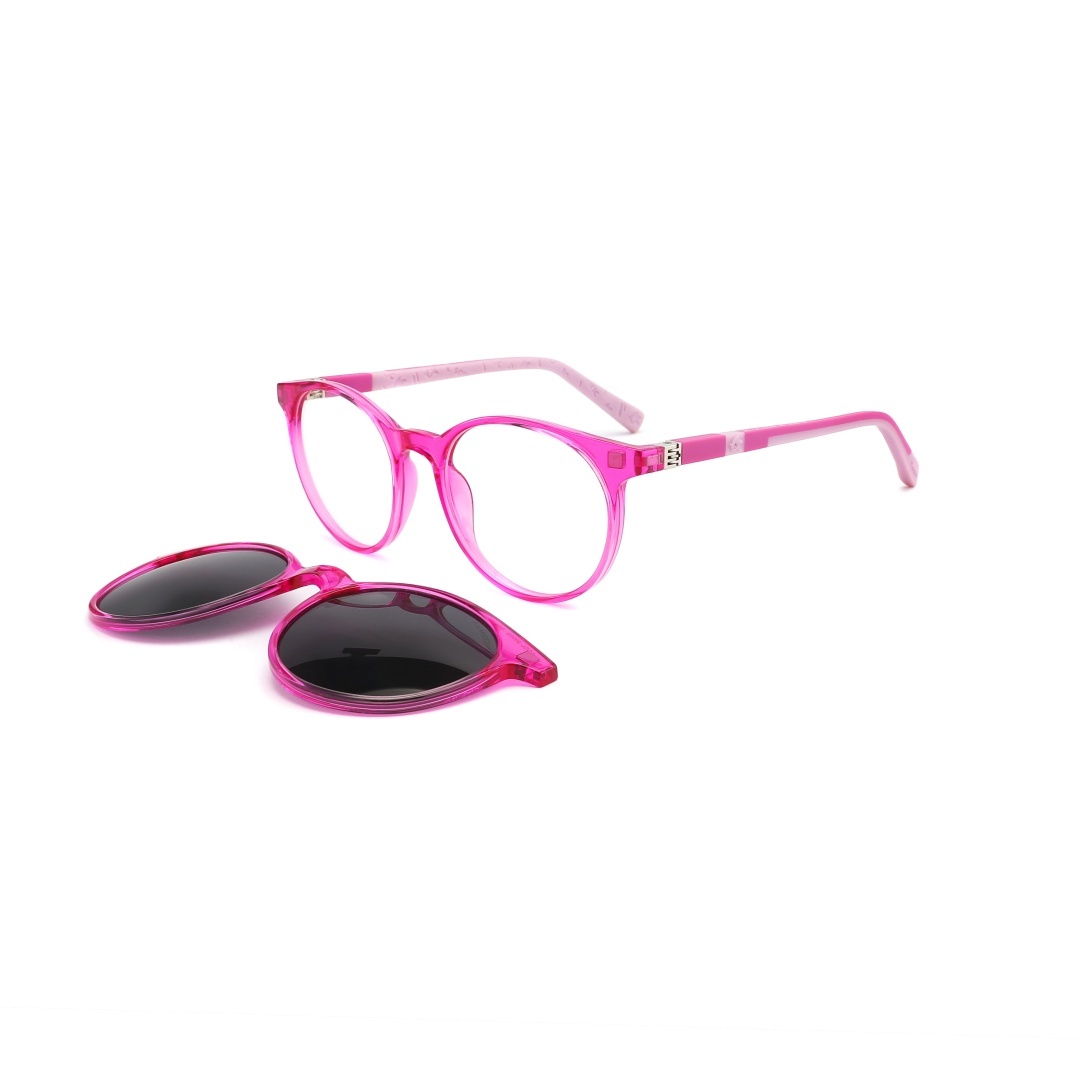 TR90 Double injection Polarized Kids Clip On Sunglasses