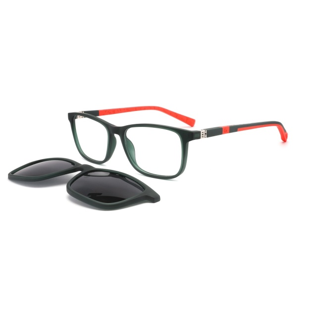 TR90 Double injection Polarized Kids Clip On Sunglasses