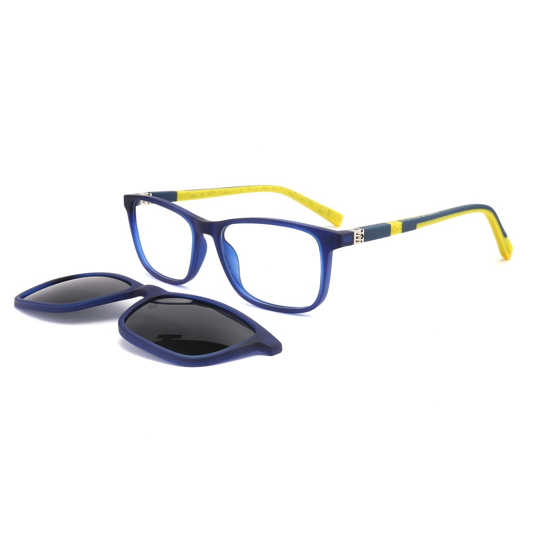 TR90 Double injection Polarized Kids Clip On Sunglasses