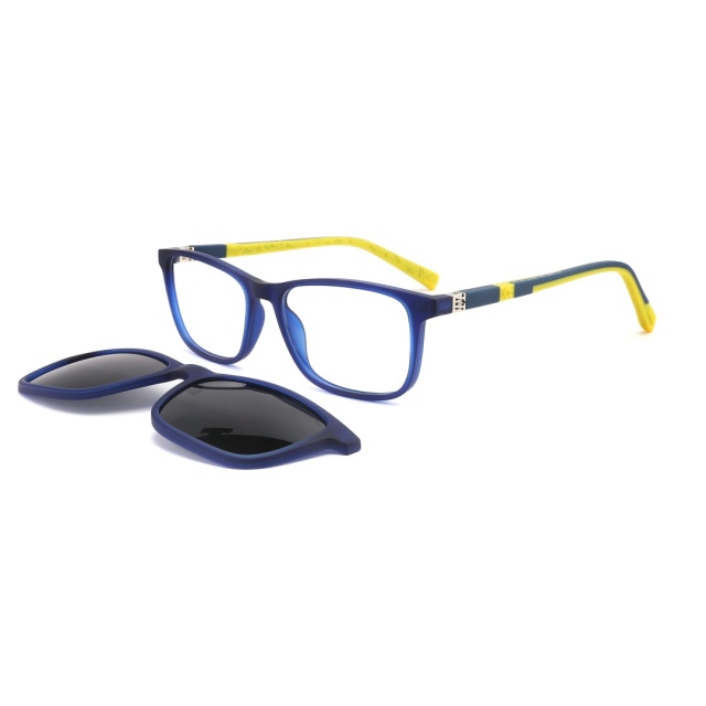 TR90 Double injection Polarized Kids Clip On Sunglasses