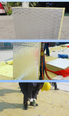 Basalt fiber aluminum foil rockwool board