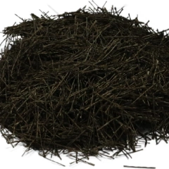 Structural short cut basalt fibers