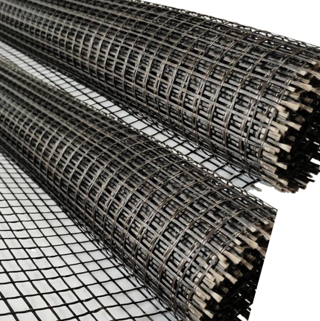 Basalt fiber geogrid