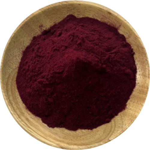 Dark black carrot powder