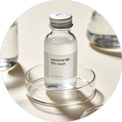 Liposomal NR 10% Liquid – Sunflower Lecithin + Phytosterols For NAD+ & Anti-Aging Manufacturers