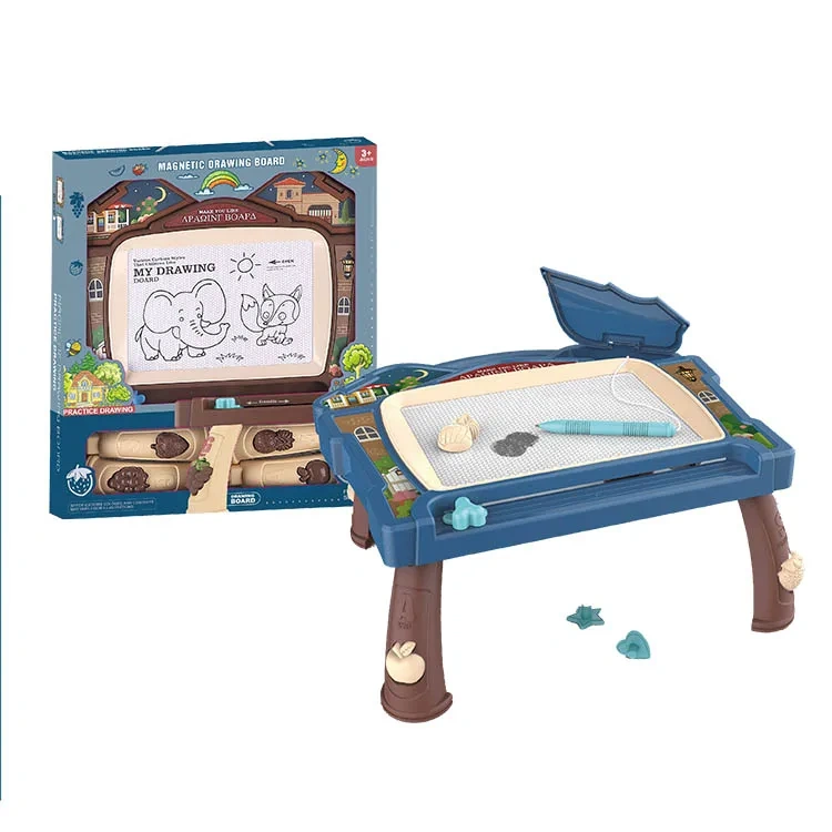 Magnetic black and white drawing board table toy educational toys for children