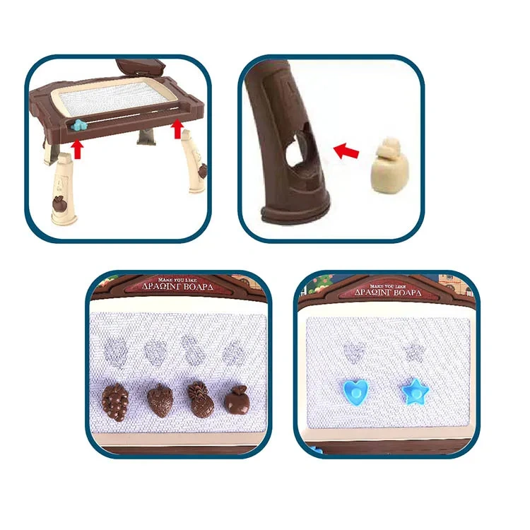 Magnetic black and white drawing board table toy educational toys for children