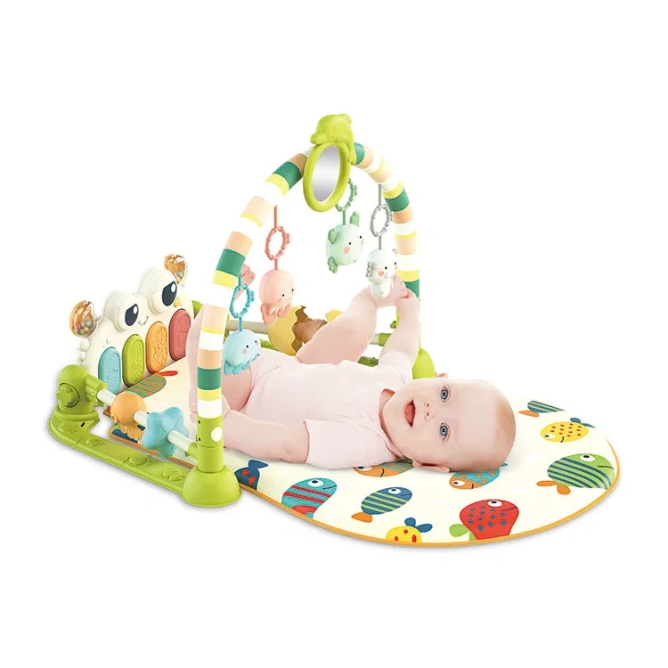 Baby play mat with piano toy set baby gym toy set with music toys educational