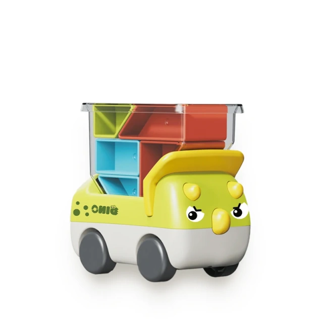 mini plastic dinosaur truck toy building block truck toy educational block toy for kids