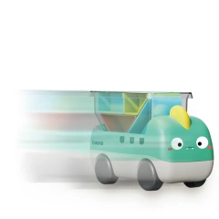 mini plastic dinosaur truck toy building block truck toy educational block toy for kids