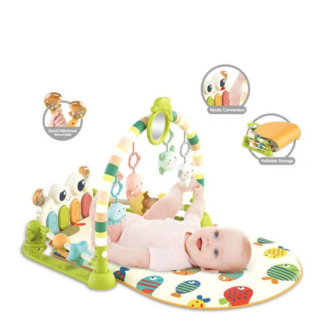 Baby play mat with piano toy set baby gym toy set with music toys educational
