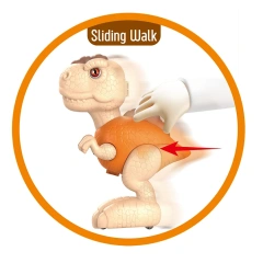 51PCS Kids DIY plastic dinosaur kitchen toy set sliding tyrannosaurs toy set educational toys for children