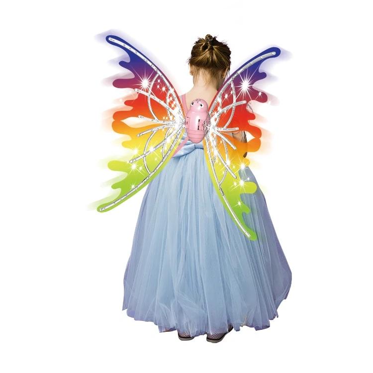 Musical butterfly toy set DIY plastic butterfly with wing and sound kids gift toy