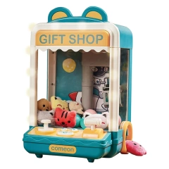 Multiple function kids doll claw machine toy plastic play house toys educational doll claw machine toys for children