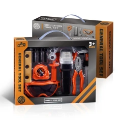 Hot Educational Simulation Electric Angle Grinder DIY Tool Toys Set for Preschool Kids Pretend Play