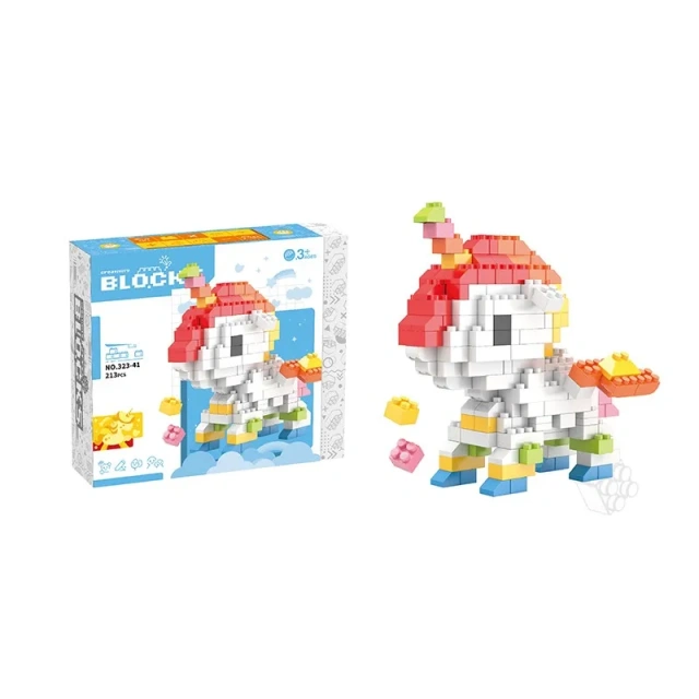 kids plastic building block toys DIY assembly rocket building block toys educational block toys for children