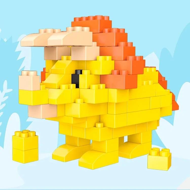 MB-Toys 104-Piece T-Rex STEM Building Blocks - Educational Dinosaur Toys