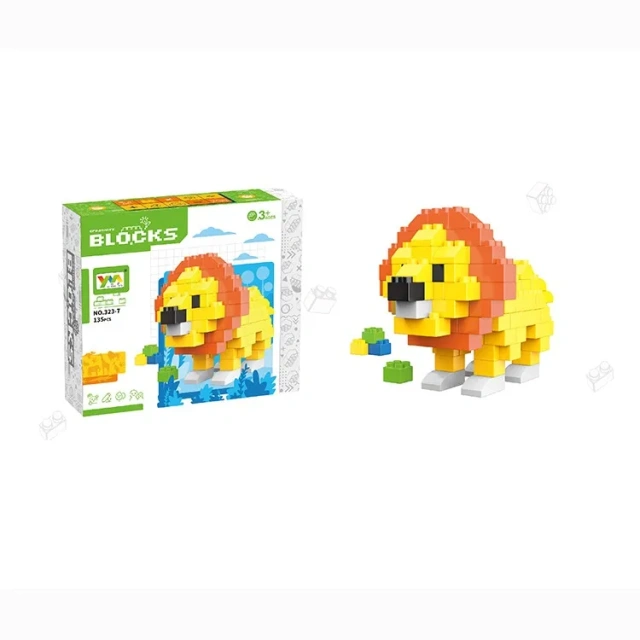 kids plastic building block toys DIY assembly rocket building block toys educational block toys for children