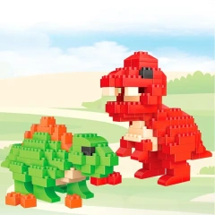 MB-Toys 104-Piece T-Rex STEM Building Blocks - Educational Dinosaur Toys