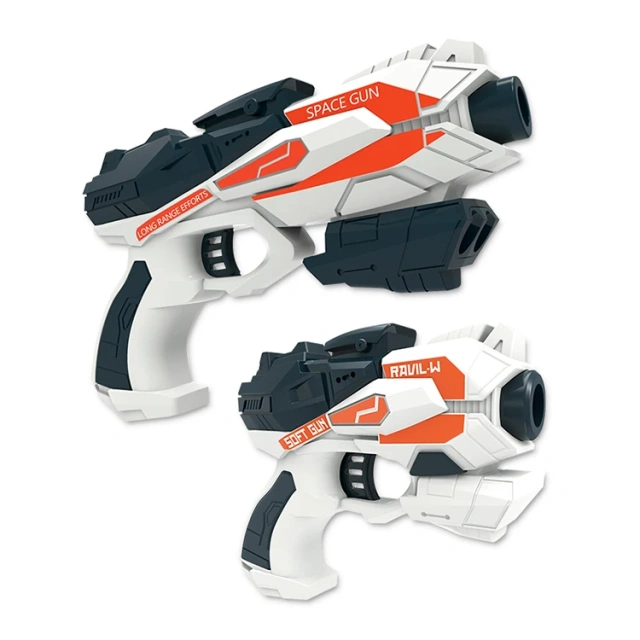 Plastic soft bullet gun toy set kids DIY gun toy set outdoor game shooting game toys