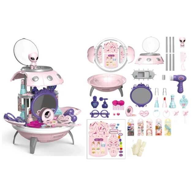 Newest Beauty Play Make Up Table Play Set Pretend Play Beauty S Makeup Toy Kit for Girls