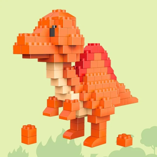 104PCS New Arrival Stem Toys Educational Tyrannosaur Building Blocks Kids Toys Educational Dinosaur Building Blocks