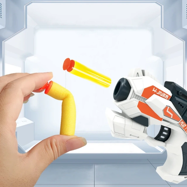 Plastic soft bullet gun toy set kids DIY gun toy set outdoor game shooting game toys