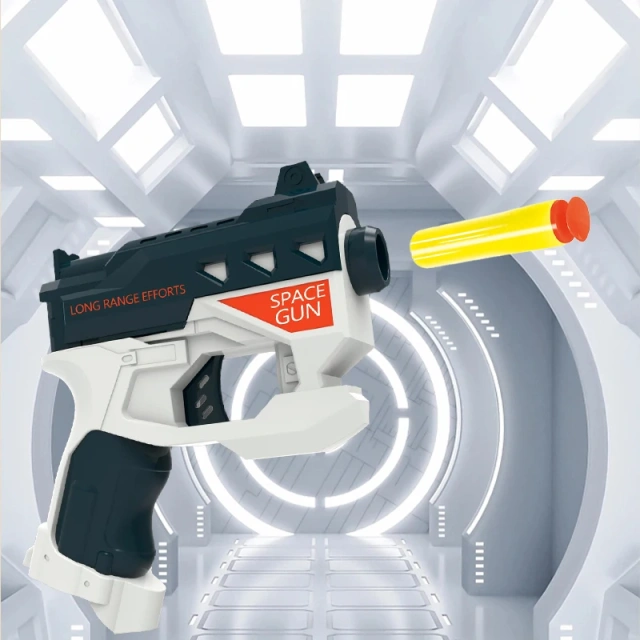 Plastic soft bullet gun toy set kids DIY gun toy set outdoor game shooting game toys