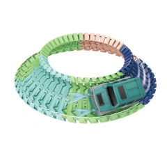 Kids DIY assembly track toy set with car wholesale indoor game track toys educational track toys