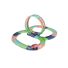 Kids DIY assembly track toy set with car wholesale indoor game track toys educational track toys