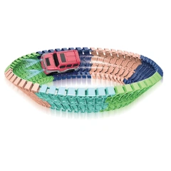 Kids DIY assembly track toy set with car wholesale indoor game track toys educational track toys