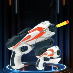 Plastic soft bullet gun toy set kids DIY gun toy set outdoor game shooting game toys