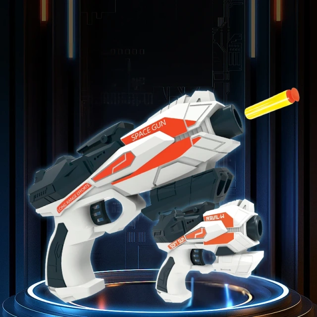 Plastic soft bullet gun toy set kids DIY gun toy set outdoor game shooting game toys