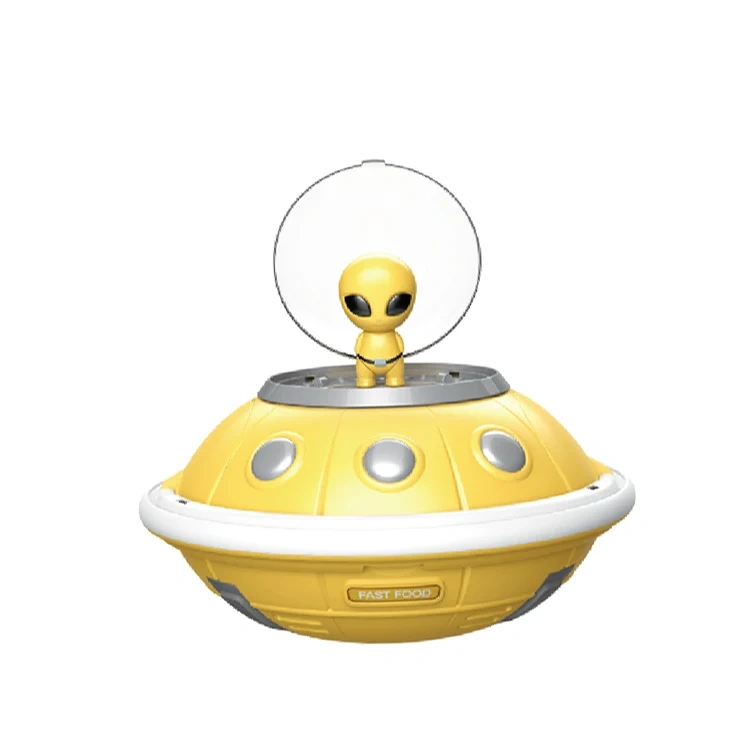 60PCS Kids pretend play UFO hamburger toy set plastic 3 in 1 UFO play house toys educational hamburger toys for children