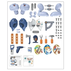 Kids DIY plastic dinosaur tool kit toy set sliding tyrannosaurs toy set educational toys for children