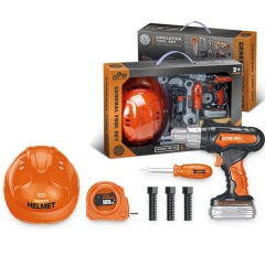 Hot plastic electric drill toy set kids educational role play repair tool toys for children