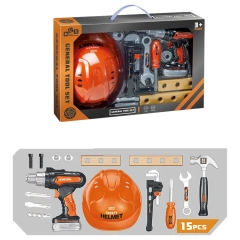 Hot plastic electric drill toy set kids educational role play repair tool toys for children