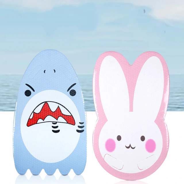 Cartoon Design Lightweight Waterproof Floating Kickboard Swimming Kick Board Surfboard For Kids