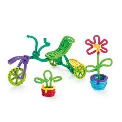 Rainbow Twist Rod Toy Eco-Friendly DIY Building Block 94PCS 3D Puzzle Stick Freely Assemble Toy