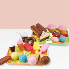 Kids play house diy ice cream toy pretend play ice cream set toys for kids kitchen toy