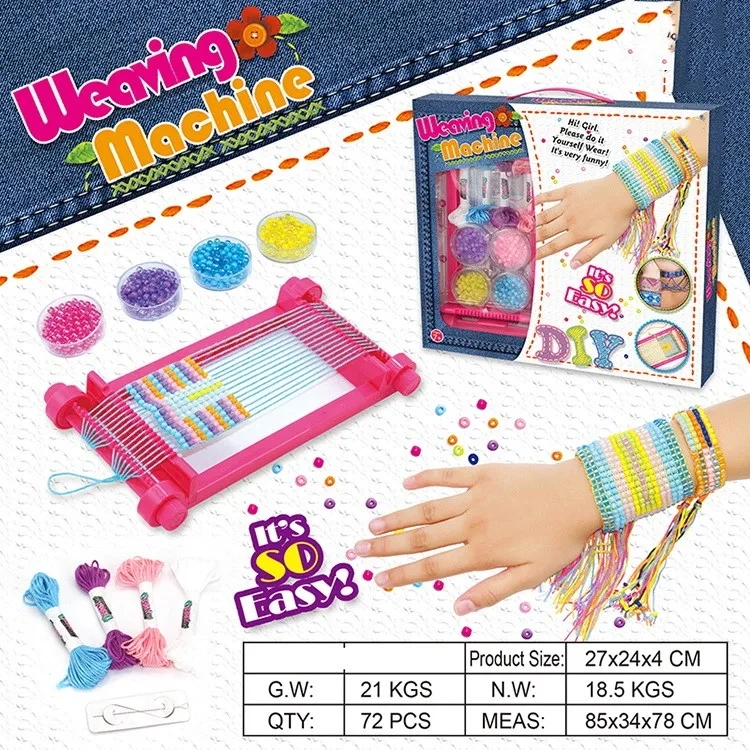 DIY Bracelet Making Kit for Kids – Educational Plastic Decoration Toy Set