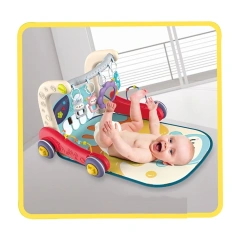 2 in 1 design baby walker toy set plastic baby gym toys educational baby toy set with light and sound