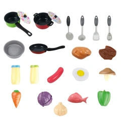 Good quality tin  play children toy cutlery play kitchen cook set for girls toy toys for children